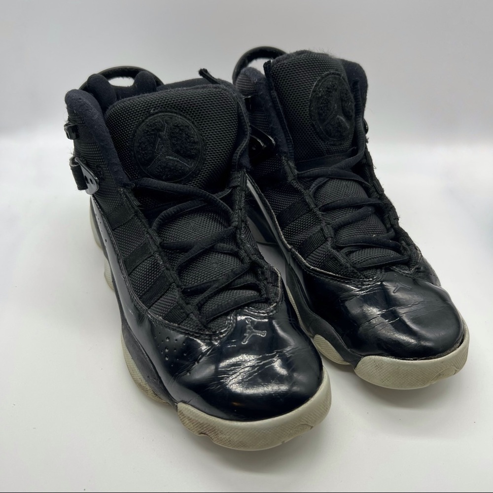 Jordan 6 Rings Black & White Sneakers